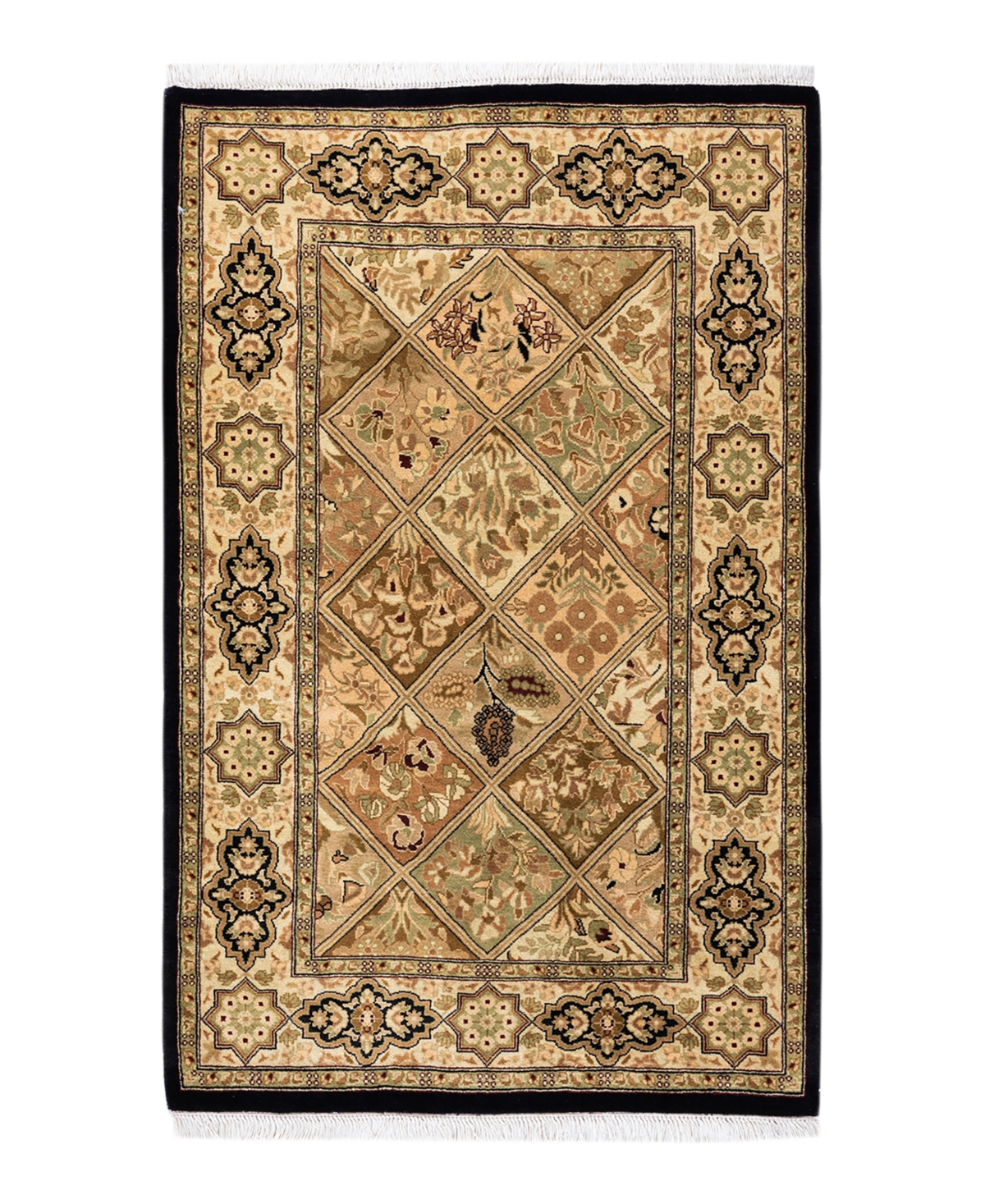 Closeout! Adorn Hand Woven Rugs Mogul M178964 2'8in x 4'4in Area Rug - Brown