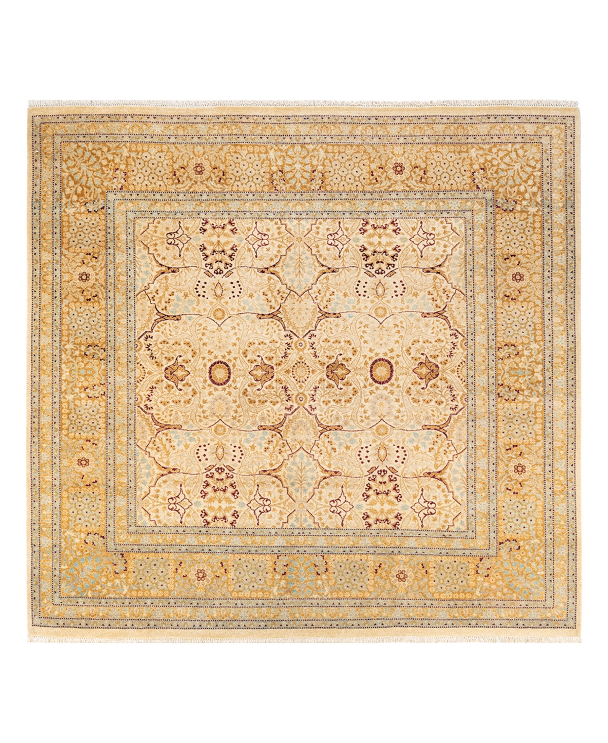 Closeout! Adorn Hand Woven Rugs Mogul M157451 6'1in x 6'3in Area Rug - Ivory
