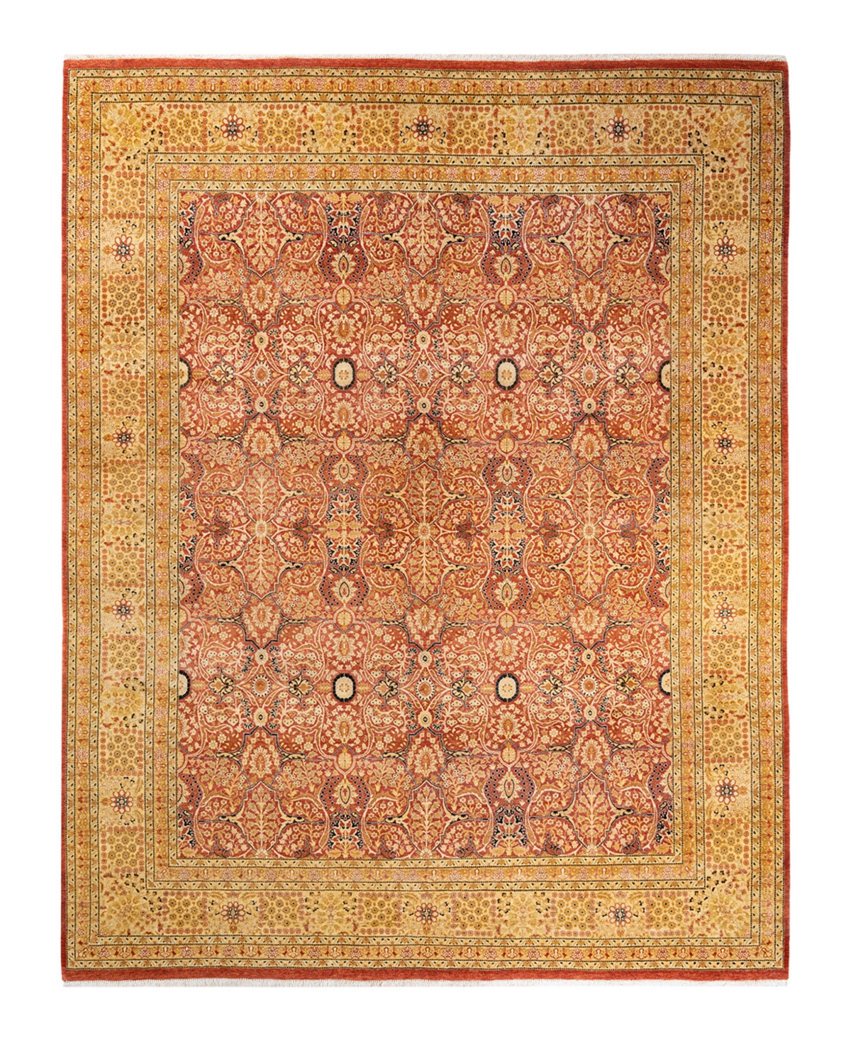 Closeout! Adorn Hand Woven Rugs Mogul M149465 8'1in x 10'5in Area Rug - Orange