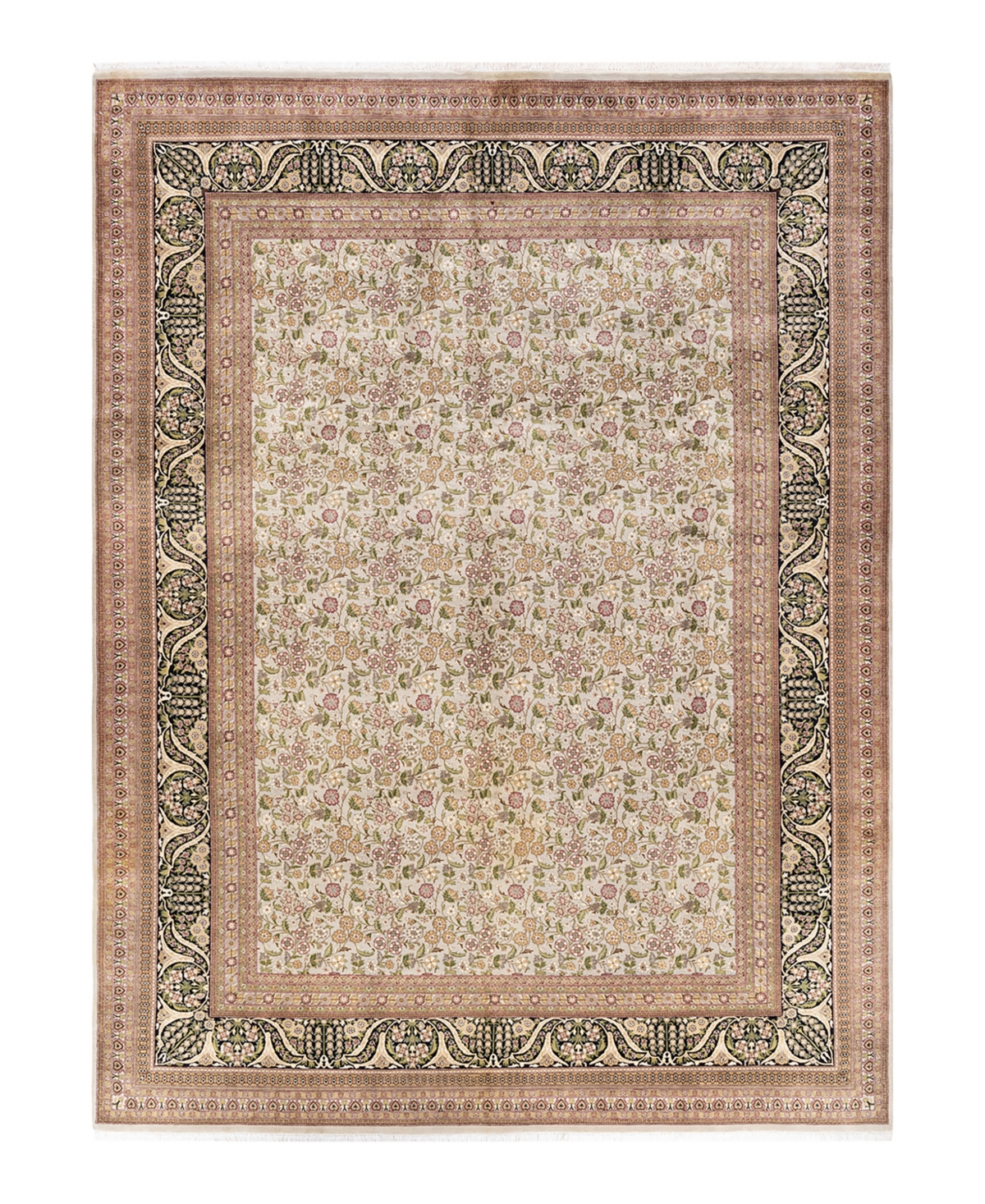 Closeout! Adorn Hand Woven Rugs Mogul M14758 9'2in x 12'5in Area Rug - Ivory