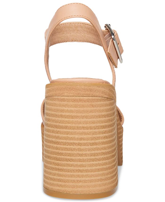 Madden Girl Grandview Stacked Wooden Platform Sandals & Reviews