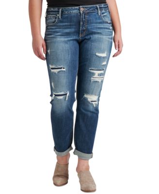 silver jeans plus size sale