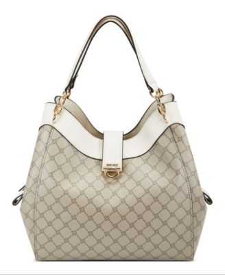 nine west white purse