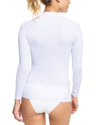 Roxy Juniors' Whole Hearted Long-Sleeve Rashguard - Macy's
