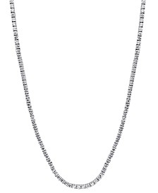 EFFY® Diamond Tennis 17" Collar Necklace (7-3/8 ct. t.w.) in 14k White Gold