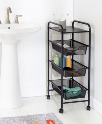 Honey Can Do - Metal 3-Drawer Rolling Storage Cart