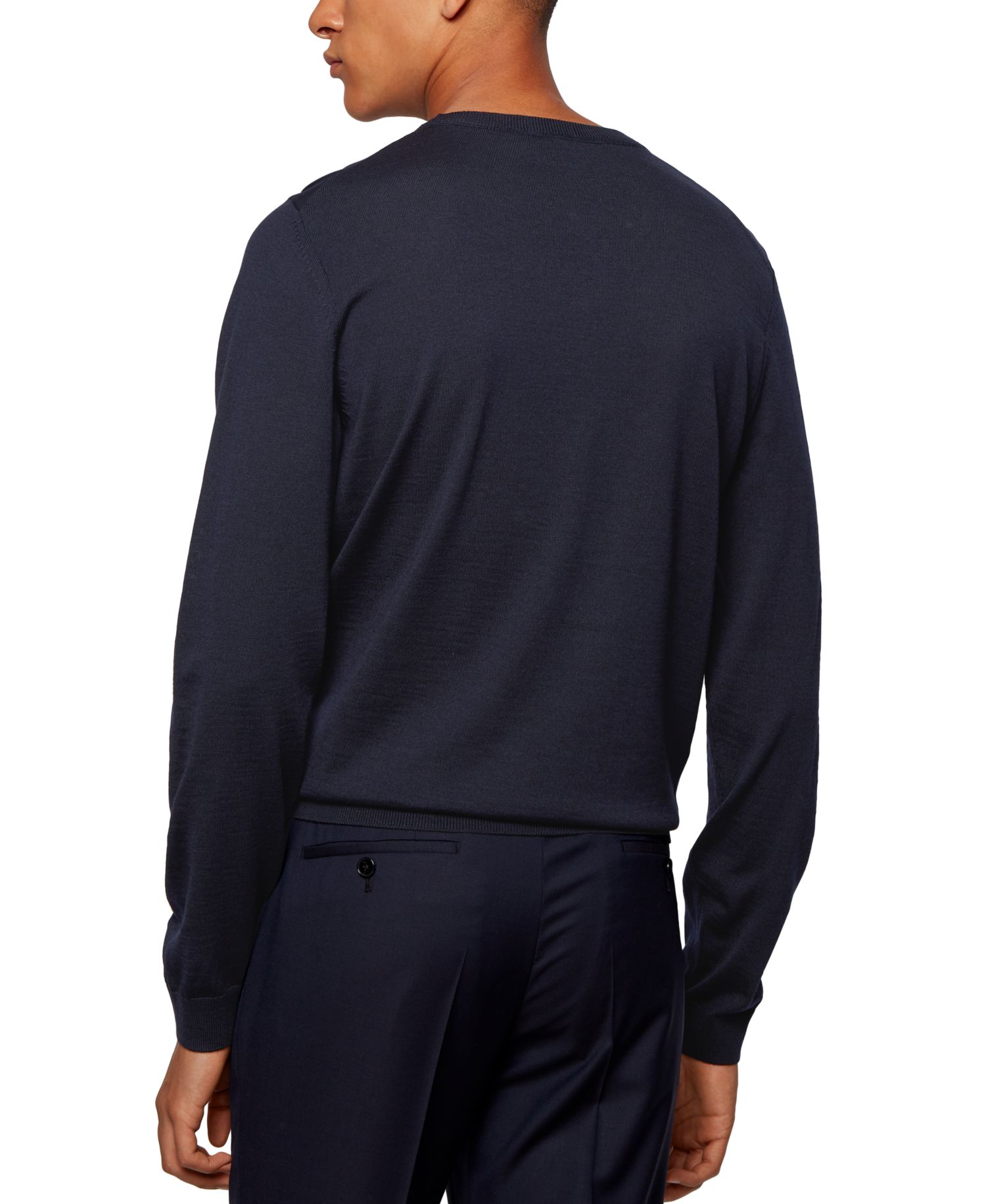Men's V-Neck Wool Sweater