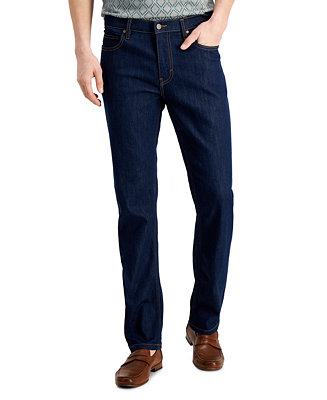 Alfani Men's David-Rinse Straight Fit Stretch Jeans, Created for Macy's ...