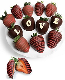 Valentine's Day Love Berry Gram Belgian Chocolates, 12 Piece