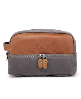 Stone Creek Waxed Canvas Toiletry Bag