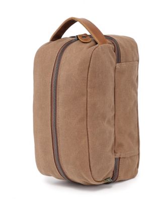 Stone Creek Waxed Canvas Toiletry Bag