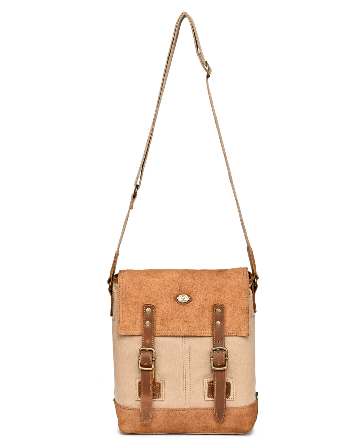 Tsd Brand Valley Oak Canvas Crossbody Bag
