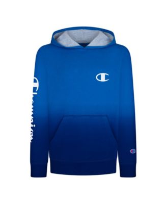 Champion Big Boys Dip Dye Script Fleece Hoodie Sweatshirt Macy s