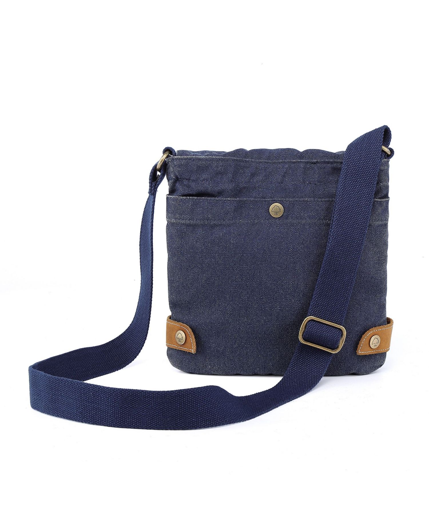 Atona Classic Flap Canvas Crossbody Bag