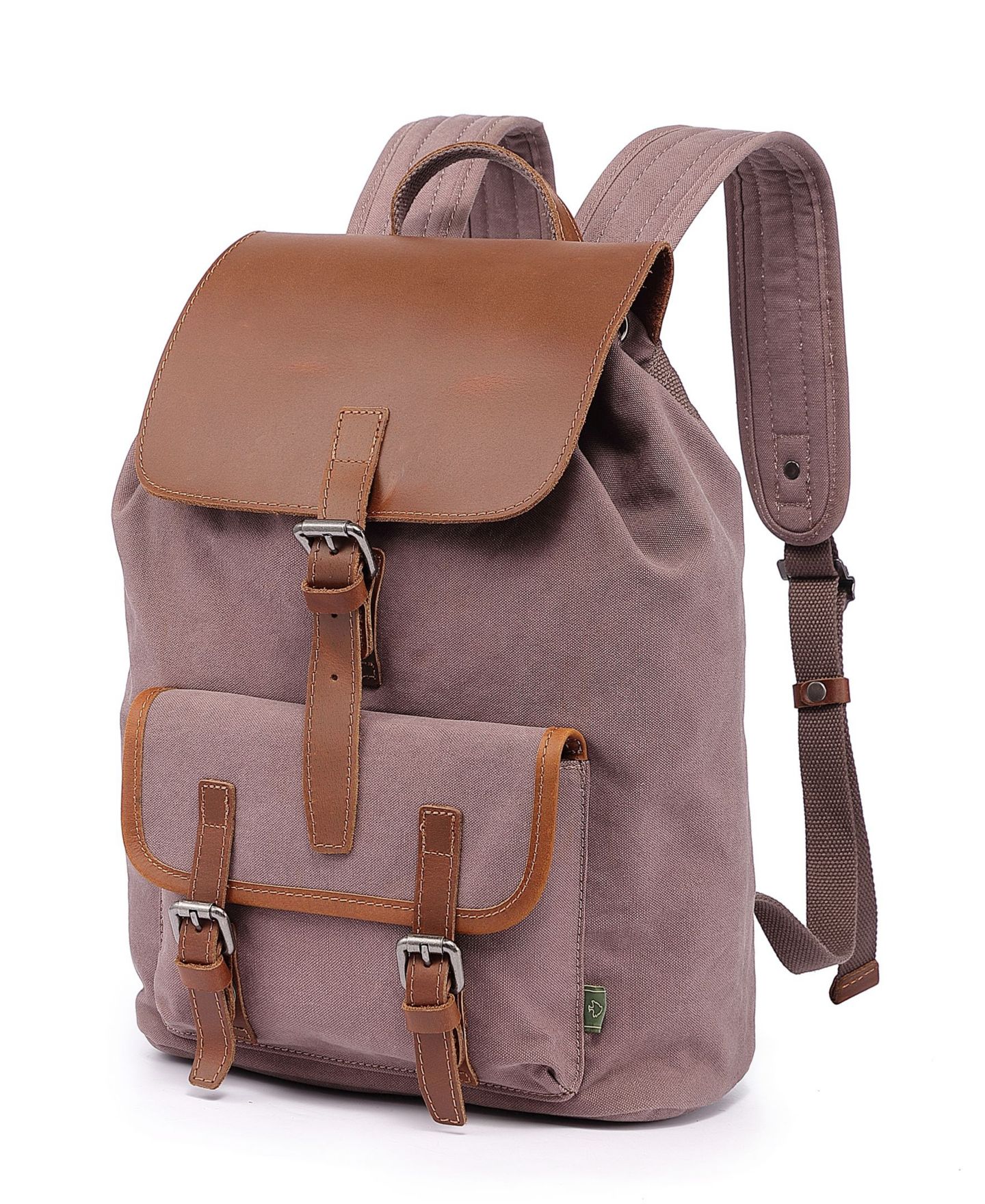 Рюкзак TSD BRAND Bigleaf Canvas, цвет: Коричневый — фото 5