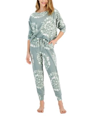 Jenni Ring Tie-Dyed Pajama Set, Created for Macy's - Macy's