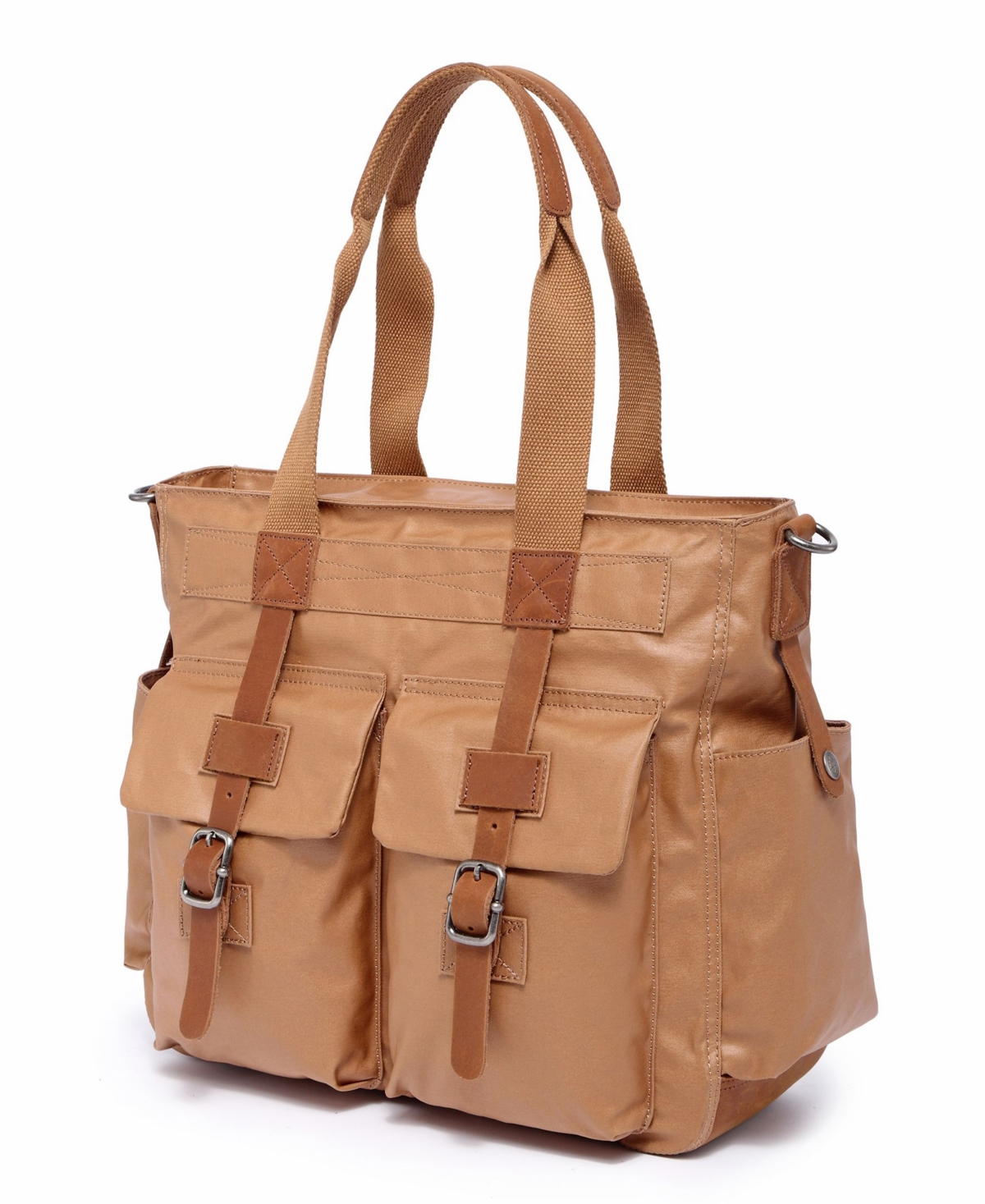 Tsd Brand Urban Light Coated Canvas Tote Bag