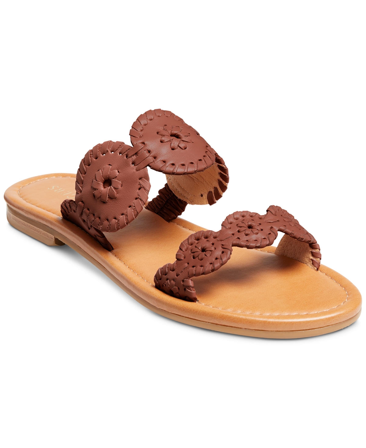 Jack Rogers Women's Lauren Ii Slide Sandals In Brown