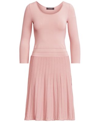 【LAUREN RALPH LAUREN】JERSEY THREE-QUARTER-SLEEVE DRESS NWT Lauren Ralph Lauren Three-Quarter-Sleeve Jersey Dress SZ