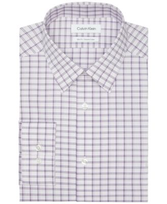 Calvin Klein - Men's Logo Slim Fit Com Promo Dress Shirt