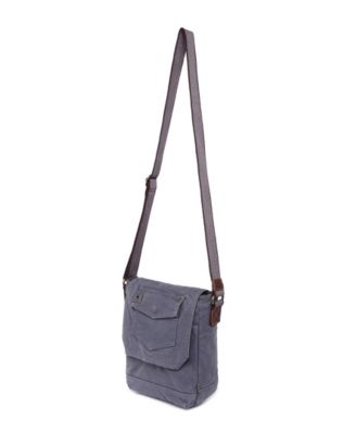 Spring Palm Canvas Crossbody Bag