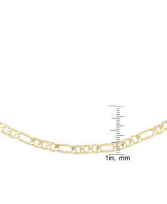 Diamond Accent Figaro Chain Necklace