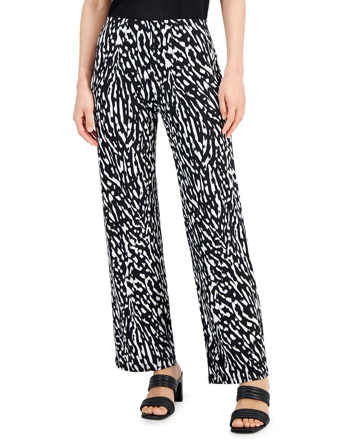 Alfani Petite Printed Skinny Pants, Created for Macy's - Macy's