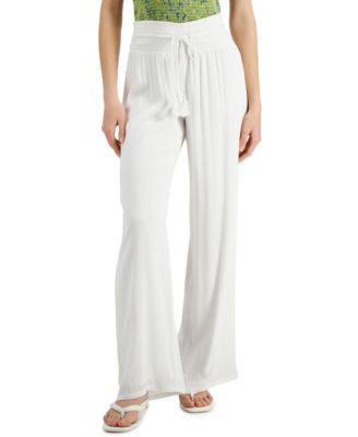 INC International Concepts - Textured Drawstring-Waist Pants