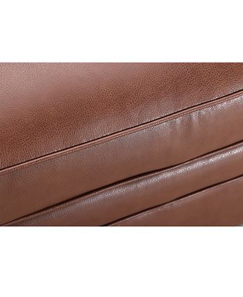 Furniture - Marrick 30" Leather Ottoman