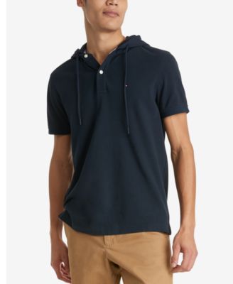 short sleeve hoodie polo