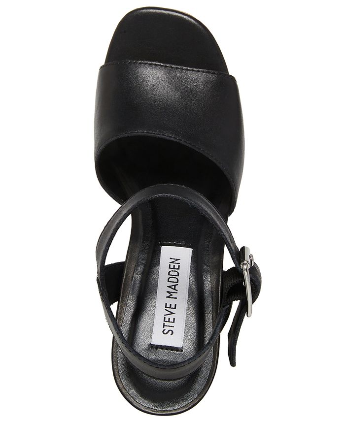 Steve Madden Women's Kye TwoPiece Wooden Platform Sandals & Reviews