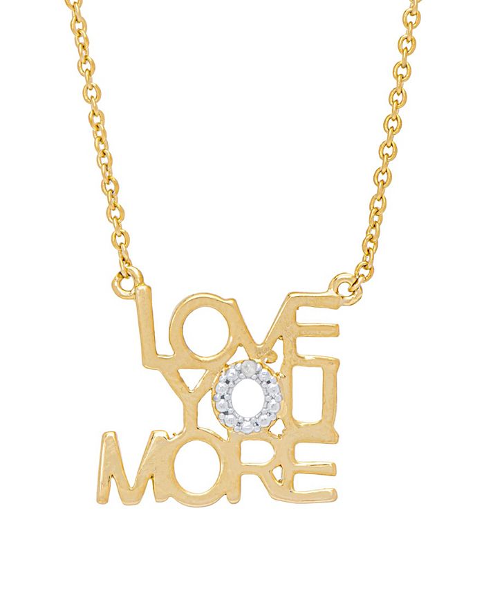 Love You More Necklace I Love You More Jewelry Love 