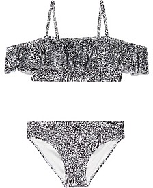 Big Girls Knot Bikini Swimsuit, 2 Piece Set