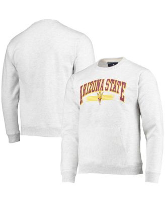 Men's Heathered Gray Arizona State Sun Devils Upperclassman Pocket Pullover Sweatshirt