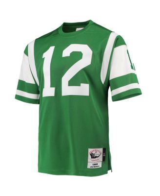 Men's Joe Namath Green New York Jets Authentic Retired Player Jersey