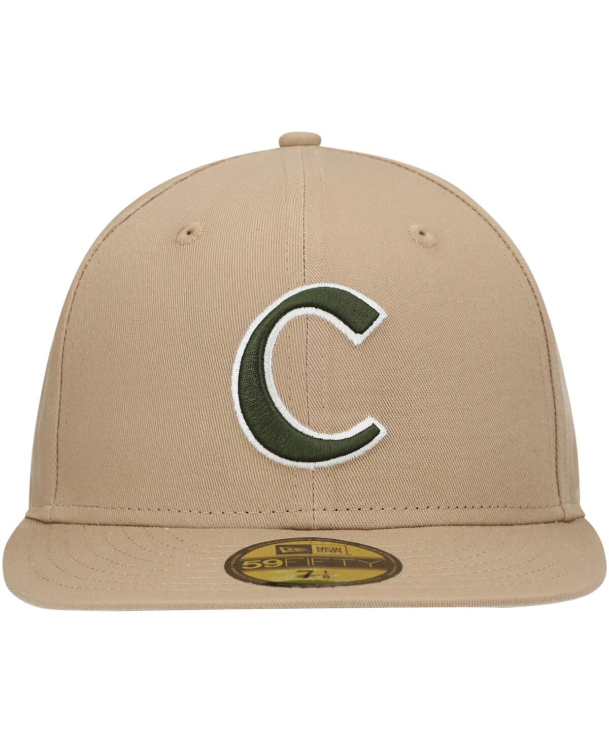 Men's New EraClemson Tigers Camel & Rifle 59FIFTY Fitted Hat - Tan