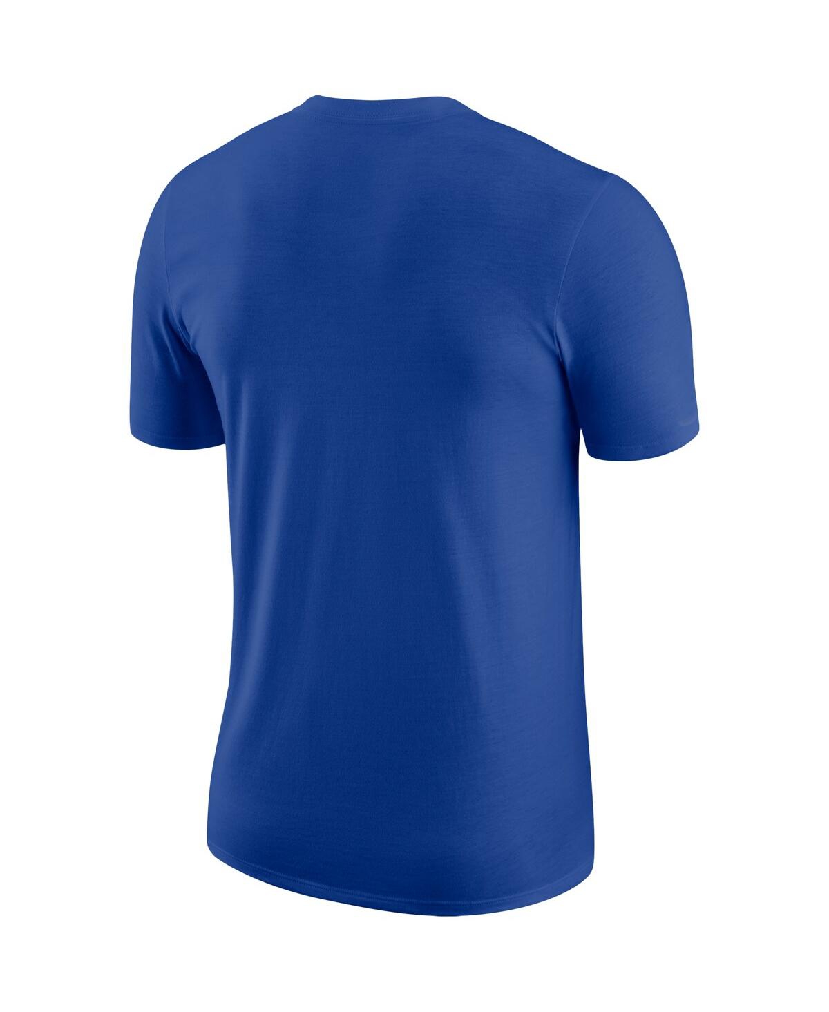 Men's Nike Joel EmbiidPhiladelphia 76ers Oversized Name and Number T-shirt - Royal