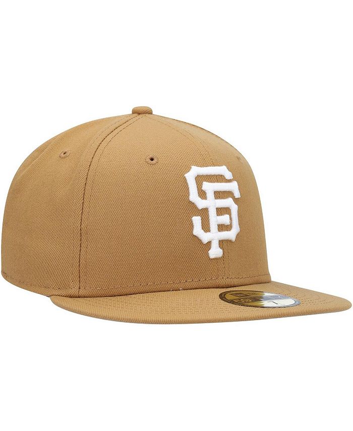 New Era Men's Tan San Francisco Giants Wheat 59FIFTY Fitted Hat - Macy's