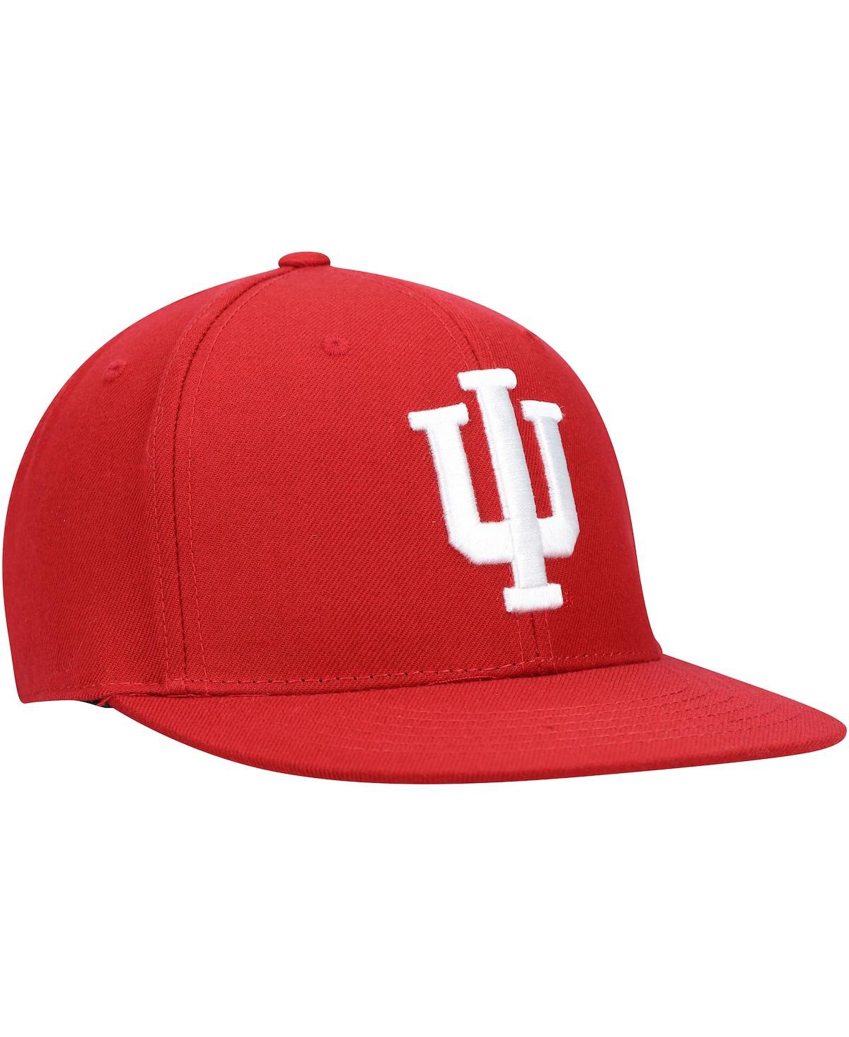 Men's Top of the WorldIndiana Hoosiers Team Color Fitted Hat - Crimson