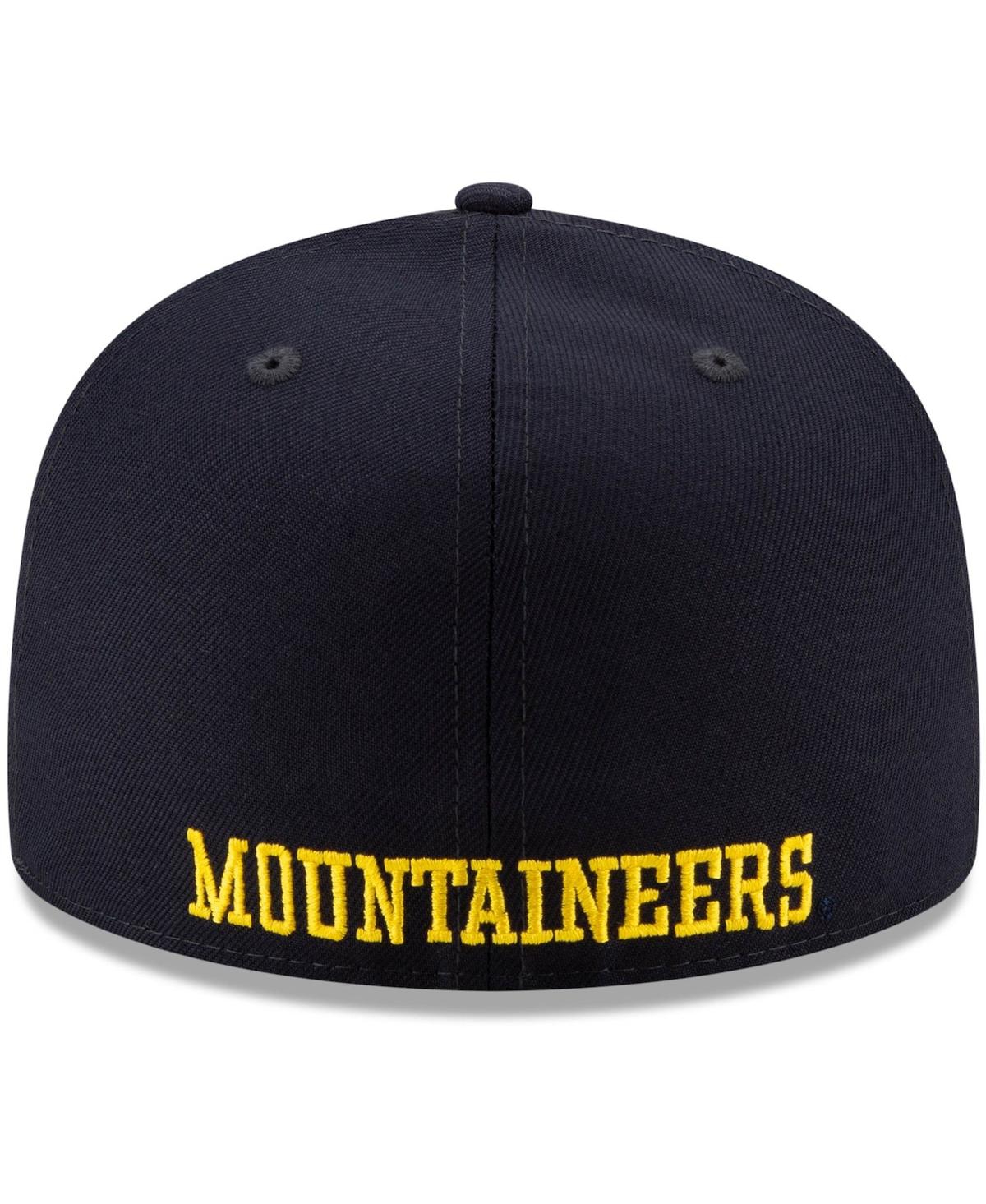 Men's New EraWest Virginia Mountaineers Basic 59FIFTY Team Fitted Hat - Navy