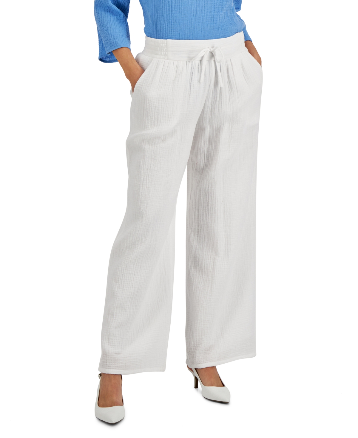 Jm collection linen pants hotsell