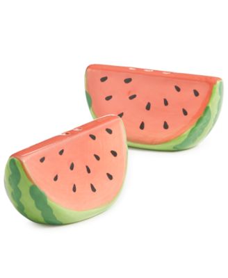 Photo 1 of Martha Stewart Collection BBQ Figural Watermelon Salt & Pepper Shakers, Created for Macy's