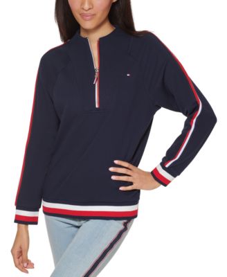 Tommy Hilfiger - Funnel-Neck Half-Zip Top