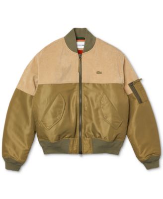 lacoste bomber jacket black