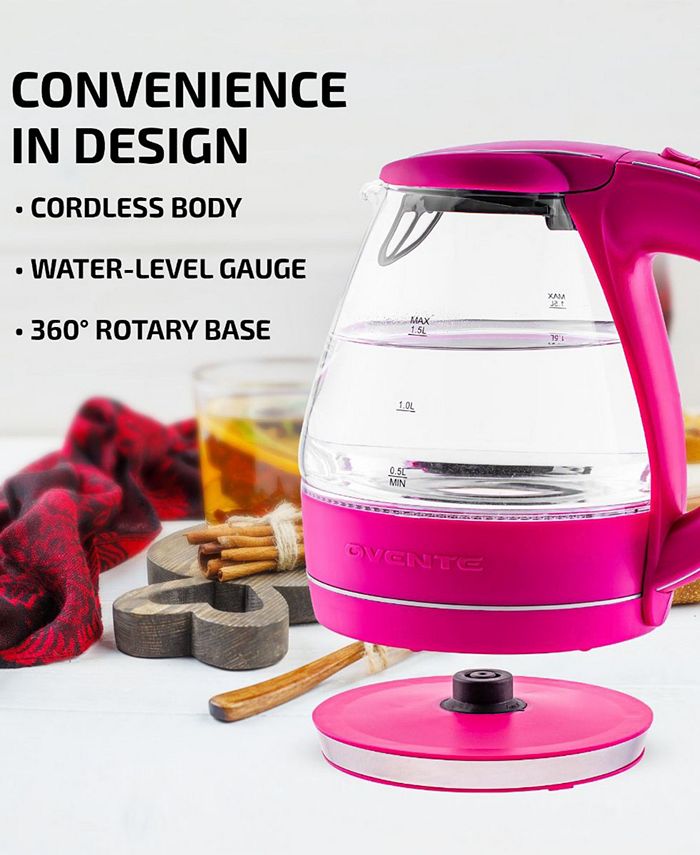 OVENTE BPAFree Glass Electric Kettle Macy's