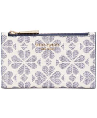 kate spade blue flower wallet