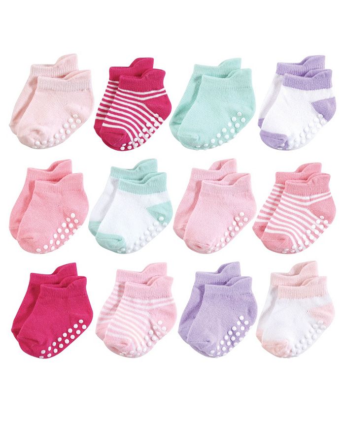 Hudson Baby Girls NonSkid NoShow Socks, Pack of 12 Macy's
