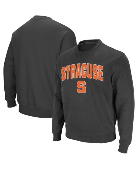 Мужская толстовка Colosseum Syracuse Orange Arch & Logo Crew Neck, цвет: Угольный