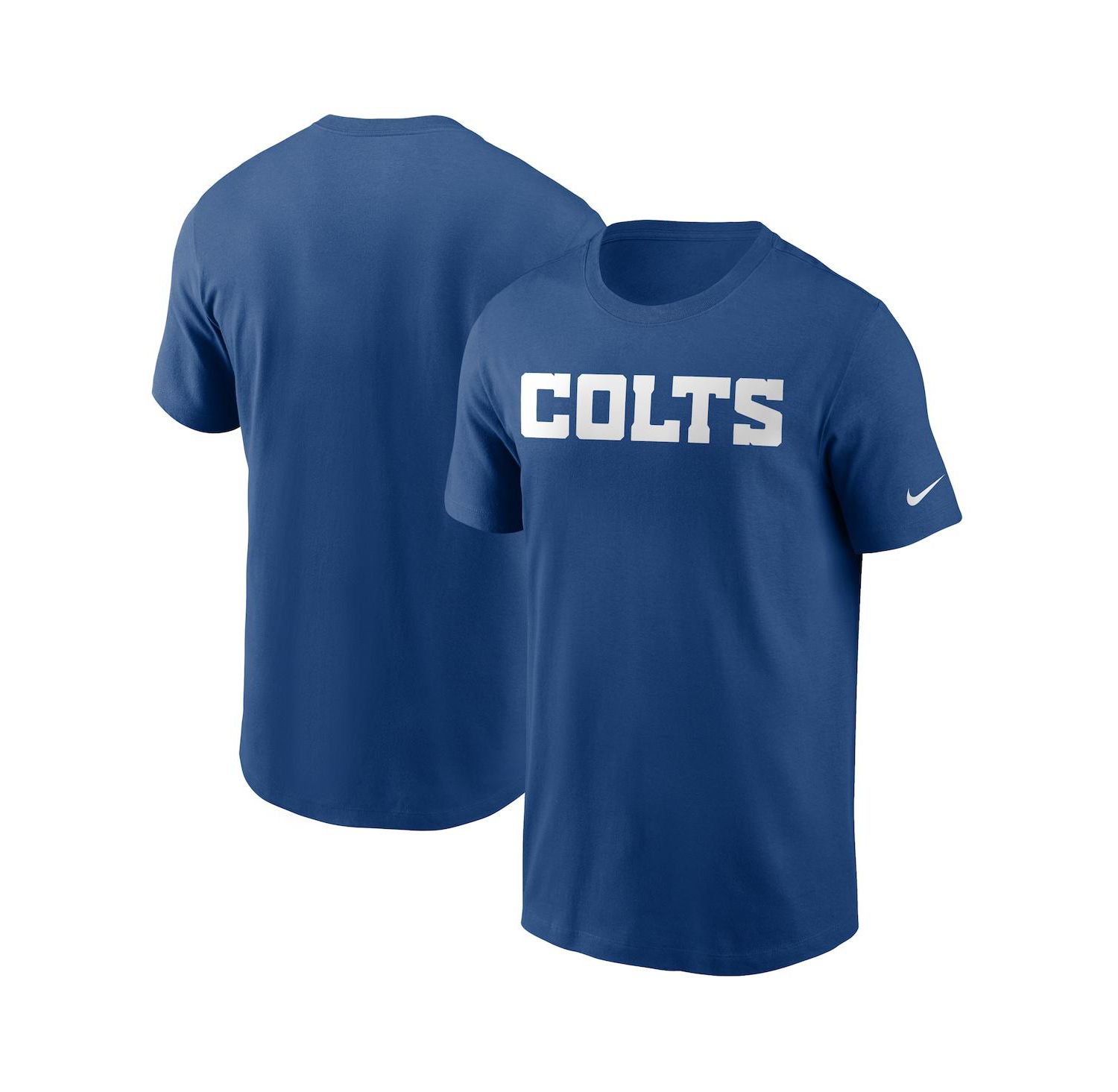 Men's Royal Indianapolis Colts Team Wordmark T-shirt