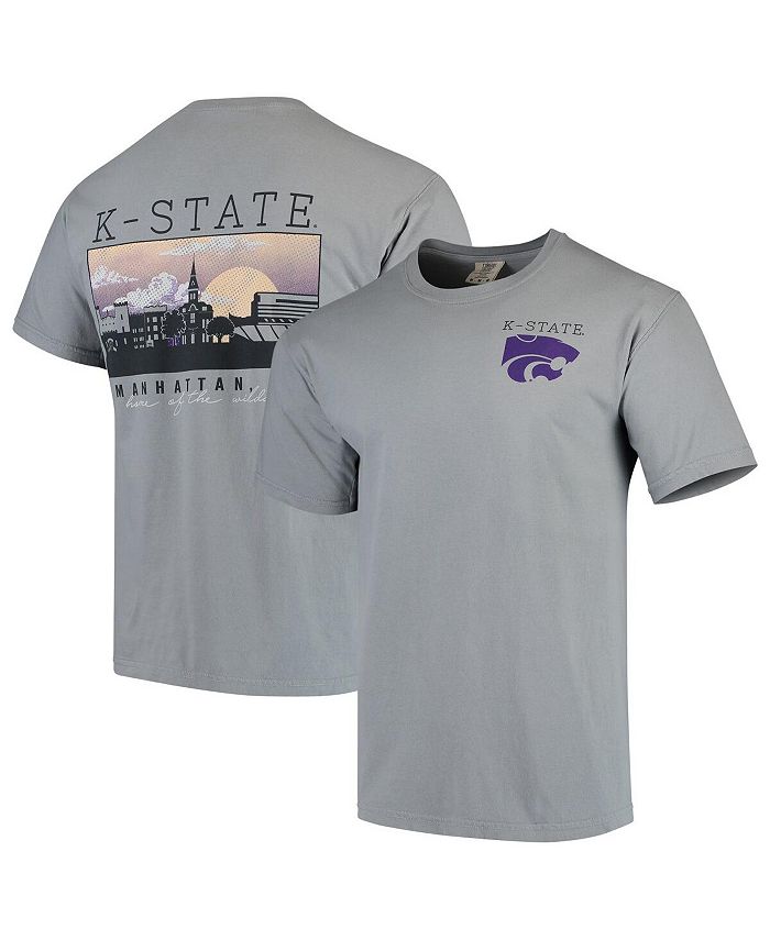 Image One Men's Gray Kansas State Wildcats Team Comfort Colors Campus ...
